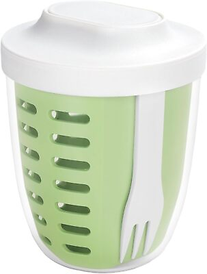 #ad #ad Fruit Salad Storage Cup With Lids and Fork 20 Oz Plastic Airtight Food Storage $25.49