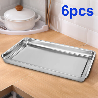 2inch 6 Pack Anti clog Steam Table Pans Stainless Steel Buffet Tray Table Pots $48.44