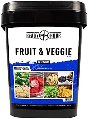 #ad Portable Fruit amp; Veggie Mix Real Non Perishable Freeze Dried Emergency Food NEW $56.34
