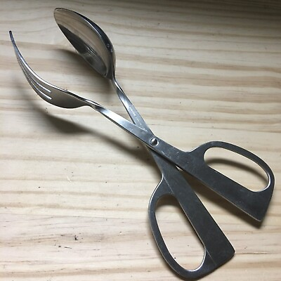 Norpro Polished Stainless Steel Salad Tongs 10.5quot;L $14.99