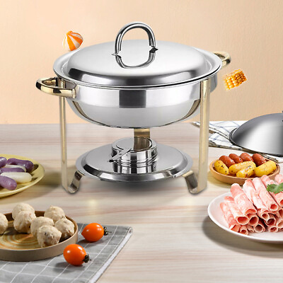 Chafing Dish Buffet Set Stainless Steel Chafer Catering Server Warmer Tray $30.40
