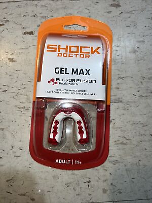 #ad Shock Doctor Gel Max Mouth Guard Sports Mouthguard Flavor Fusion Adult 11 $7.99
