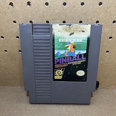 #ad PINBALL NINTENDO NES GAME CARTRIDGE ONLY 3 SCREW AUTHENTIC TESTED $8.95