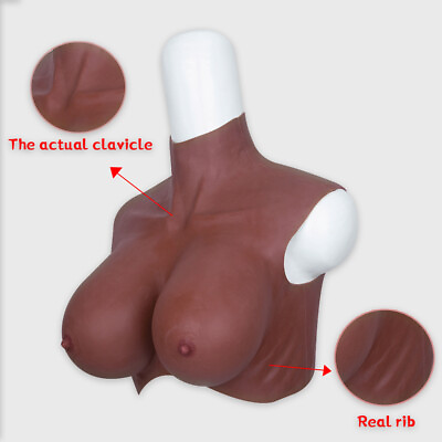 #ad CDEG cup Realistic Silicone Breast Forms Fake Boobs For Crossdresser Drag Queen $94.99