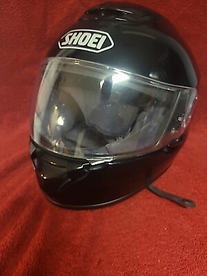 #ad Shoei Qwest Full Face Motorcycle Helmet Black XXL $110.00