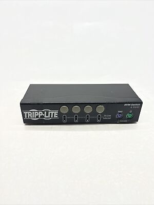 Tripp Lite Model CS 84. 4 Ports External KVM switch PS 2. 4 $22.36