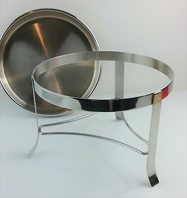 Chantal Chafing Buffet Dish Stainless Stand w Water Tray Insert Replacement Part $38.00