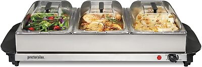 #ad Buffet Server Food Warmer Adjustable Heat for Parties Holidays Entertaining $66.99