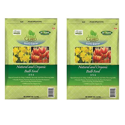 #ad Fertilome Natural Guard Natural and Organic Bulb Food 3 5 4 4lbs 2 Pack $17.58