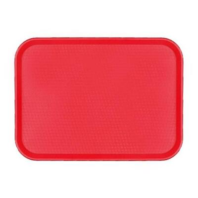 #ad Cambro 1014FF163 14 in X 10 in Red Fast Food Tray $17.19