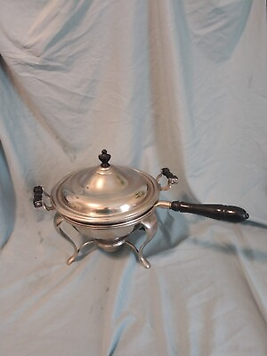 #ad Vintage Patented 1912 Three Footed Chafing Dish Casserole Warmer With Lid $39.99