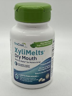 #ad OraCoat XyliMelts for Dry Mouth Mild Mint Flavor 100 Melts Exp 09 26 $17.49