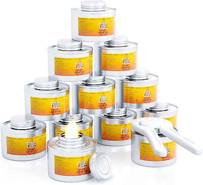 #ad 6 Hour Chafing Fuel 12 Pack Cans for Chafing Dishes Premium Food Warming Wic $38.86