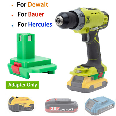 #ad For Dewalt＆For Bauer＆For Hercules Battery Adapter to for Ryobi 18V Power Tool $15.57