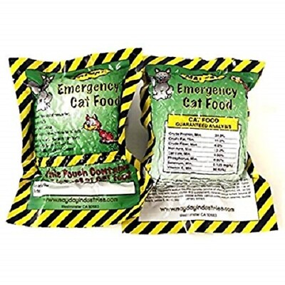 Mayday Industry Emergency Survival Cat Food in Sealed Pouch 5 Pack $27.95