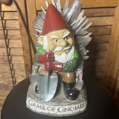 #ad #ad Big Mouth Game of Gnomes Garden Statue Fun for GOT Fans Thrones 9#x27;#x27; Home Decor $21.00