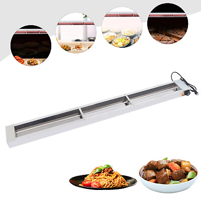 #ad 1000W Overhead Food Warmer Light Food Heat Lamp Buffet Restaurant Heating 30 85℃ $238.40
