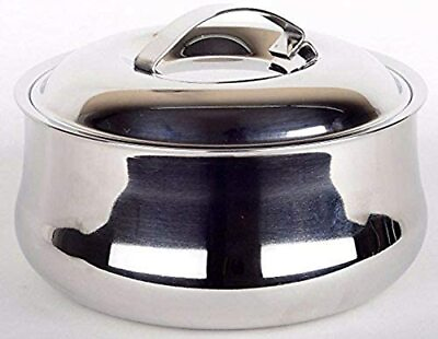 Stainless Steel Chapati Box Casserole Bread container Hot pot Food warmer Box $59.99