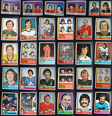 1974 75 Topps Hockey Cards Complete Your Set You U Pick From List 1 132 $2.99