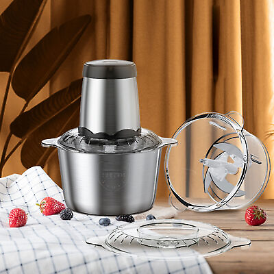 #ad 300W Electric Food Chopper Electric Stainless Steel Processor Meat Grinder Mixer $18.99