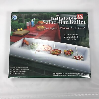 Inflatable Salad Bar Buffet Station Ice Chest Cooler Beverage Party Serving Bar $7.99