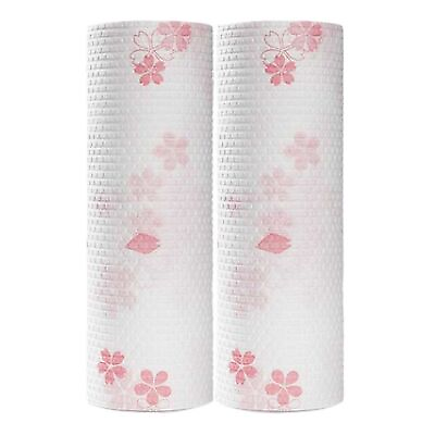 2 Rolls Sakura Kitchen Paper Towels Disposable Dish Washcloth Kitchen Tissue ... $78.19