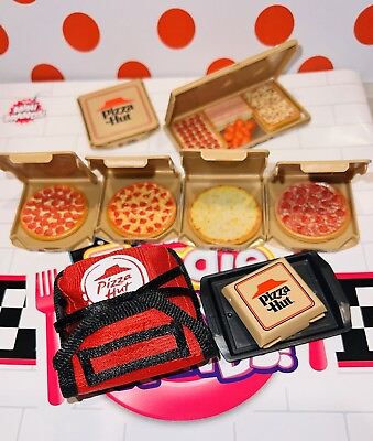 #ad Mini Brands FOODIE Pizza Hut ULTRA RARE’S Pizza Bag Lot $110.00