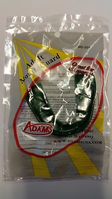 10 each Adams Mouth Guards ADULT FREE EXP SHIP MG 303 Green No Strap Retail Pack $6.99