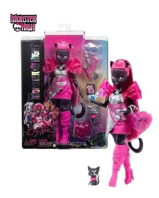 #ad #ad Monster High G3 Catty Noir Fashion Doll with Pet Presale $45.05