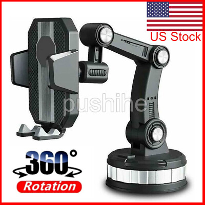 Universal Car Truck Mount Phone Holder Stand Dashboard Windshield For Cell Phone $12.45