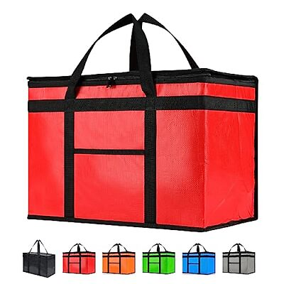 #ad Insulated Cooler Bag and Food Warmer for Food Delivery amp; XX Large PRO 1 Red $39.54