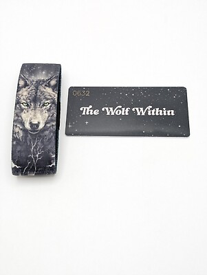 #ad Zox #632 The Wolf Within Green Eyes NEW SMALL Strap Collector#x27;s Card $25.00