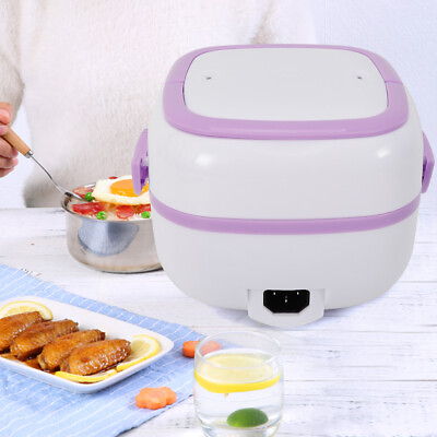 Mini Rice Cooker for Cooking Food Portable Electric Lunch Box for Outdoor Use $18.05