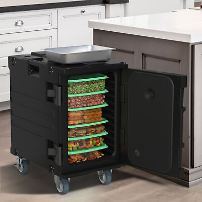 #ad 82 Qt Food Pan Carrier LLDPE Insulated Hot Box Food Warmer Box for Catering $212.99
