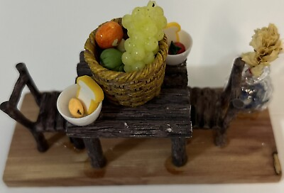 #ad miniature fruit table $19.75