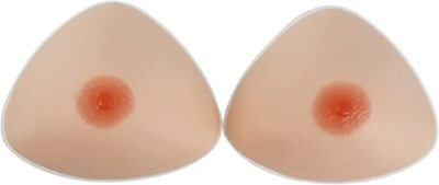 #ad #ad AA GG Cup Triangle Silicone Breast Forms CD Transgender Fake Boobs Bra Enhancers $18.19