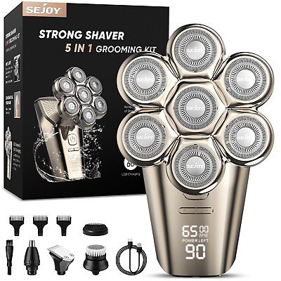 Electric Hair Remover Shavers Bald Head Razor Smooth Skull Cord Cordless Wet Dry $35.99