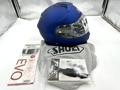 #ad Shoei Neotec II Modular Helmet Metallic Matte Blue Small 0116 0132 04 $550.00