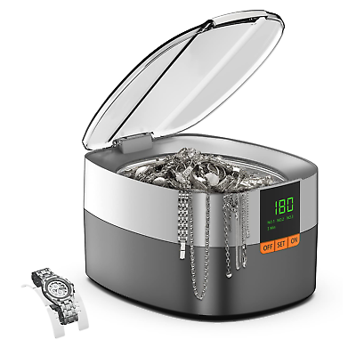 KECOOLKE Ultrasonic Jewelry Cleaner 750Ml Sonic Cleaner with Digital Timer for $59.73