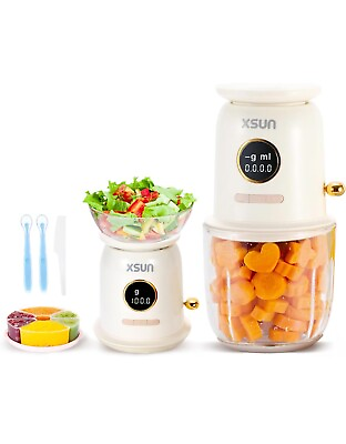 #ad Baby Food Maker Cordless Baby Food Processor Set for Baby Food Fruit Vegatabl $19.99