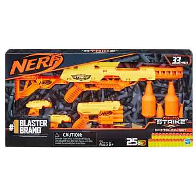 #ad NERF Alpha Strike Battalion Set 4 Pack Blasters $27.00