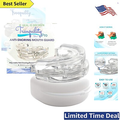 #ad Adjustable Anti Snoring Mouth Guard Custom Molding amp; Comfortable Fit $79.99
