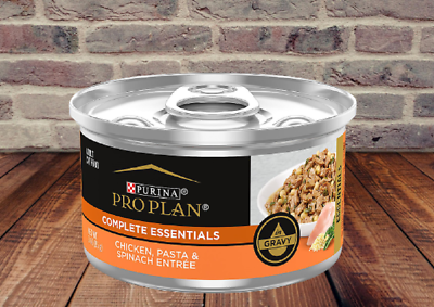 Purina Pro Plan Complete Essentials Adult Wet Cat Food In Gravy 3 oz 24 Cans ✅ $49.99