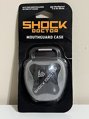 #ad #ad Shock Doctor Mouthguard Case Grey Black New $10.00