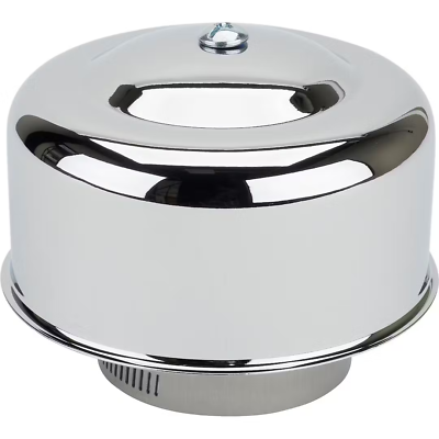 Universal Helmet Style Chrome Clamp On Air Cleaner 2 5 8 Inch Inlet Stromberg $19.99