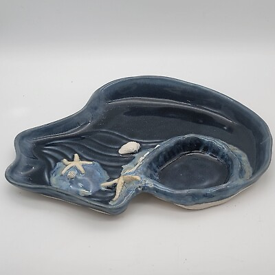 Mussels and More Pottery Studio 12quot; Tidepool Dip and serving Dish $100.00