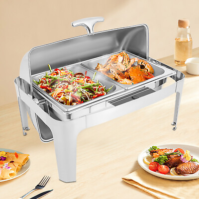 Catering Equipment Buffet Display Stainless Steel Food Warmers Chafing Dish Set $105.00