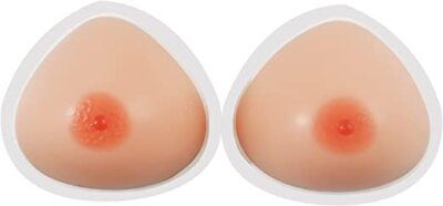 #ad #ad AA FF Cup Triangle Self adhesive Silicone Breast Forms Transgender Bra Enhancers $26.46