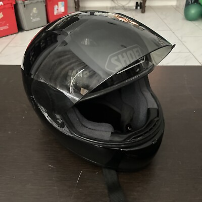 #ad SHOEI TZ R Motorcycle Helmet Color: black Size: XL $78.00