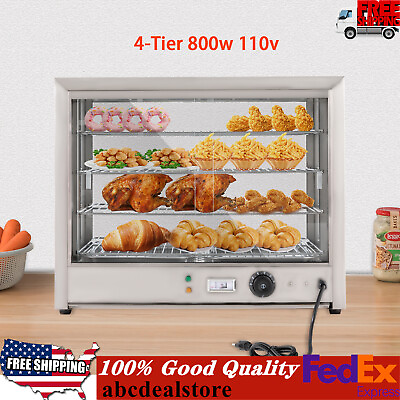 #ad #ad 4 Tier Commercial Food Warmer Display Case Countertop Pie Pizza Cabinet 800W $279.30